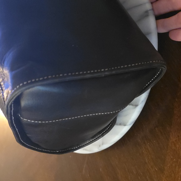 Coach 2000 Hampton Black Leather Doctor's Bag Satchel 💕 - Picture 13 of 16